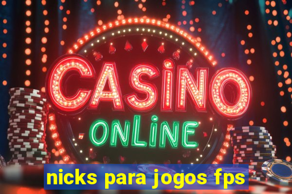 nicks para jogos fps